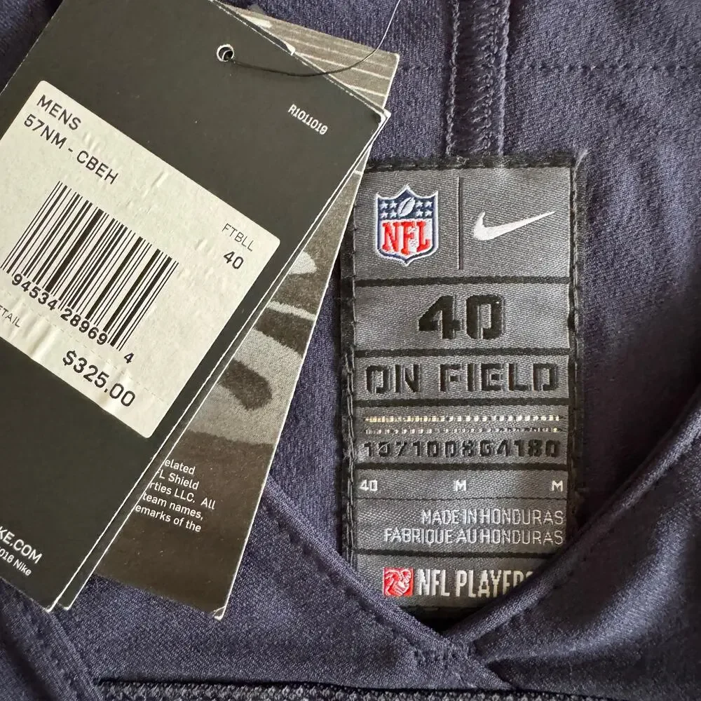 NWT Nike Khalil Mack NFL Chicago Bears Nike Vapor Elite Navy Jersey Men 40 M